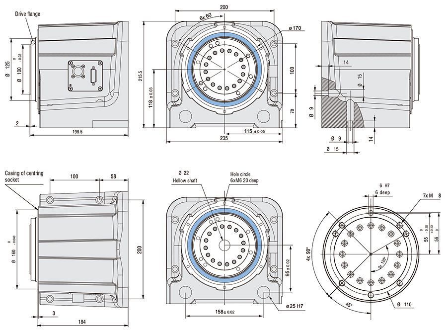 DIVISOR ELECTRÓNICO RDH M dibujo PK